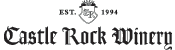 Castle Rock Winery black logo